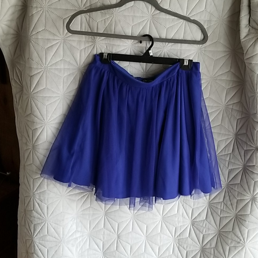 Blue skirt